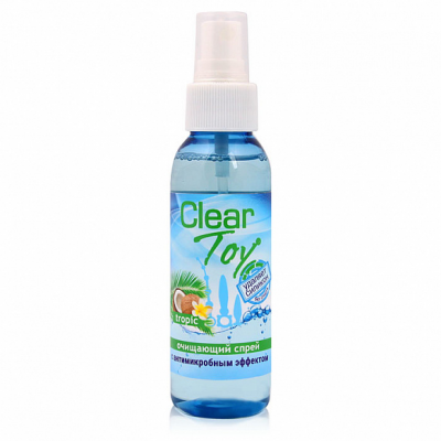 Спрей-очиститель для игрушек Clear Toy Tropic с тропическим ароматом 100 мл (срок годности до 09.2026)