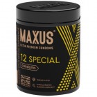 Презервативы в пластиковом кейсе Maxus №12 Special точечно-ребристые