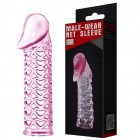 Насадка на пенис Male-Wear Net Sleeve розовая