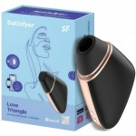 Бесконтактный смарт-стимулятор клитора Satisfyer Love Triangle черный