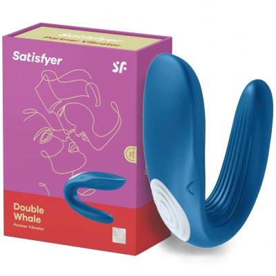 Многофункциональный стимулятор для пар Satisfyer Double Whale Многофункциональный стимулятор для пар Satisfyer Double Whale
