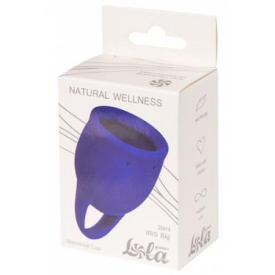 Менструальная чаша Natural Wellness Magnolia Iris Blue 20 мл Менструальная чаша Natural Wellness Magnolia Iris Blue 20 мл