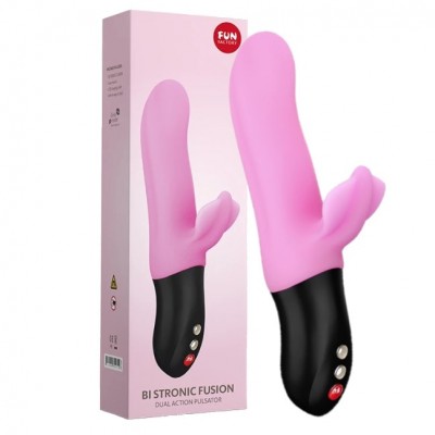 Пульсатор Fun Factory со стимуляцией клитора Bi Stronic Fusion розовый