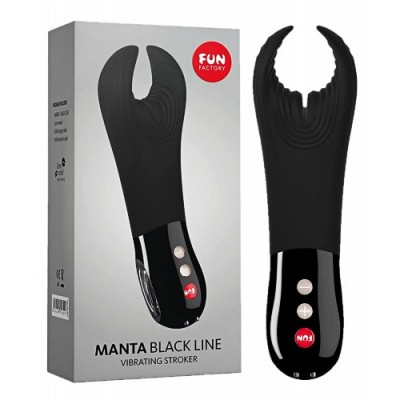 Мастурбатор с вибрацией Fun Factory Manta черный