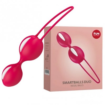 Вагинальные шарики Fun Factory Smartballs Duo красно-белые