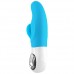 Вибратор с клиторальным стимулятором Fun Factory Miss Bi голубой
