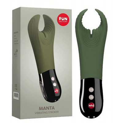Мастурбатор с вибрацией Fun Factory Manta хаки