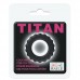 Черное эрекционное кольцо Titan