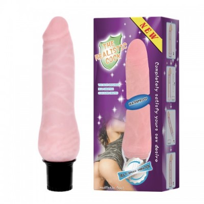 Реалистичный вибратор The Realistic Cock 19 см Реалистичный вибратор The Realistic Cock 19 см