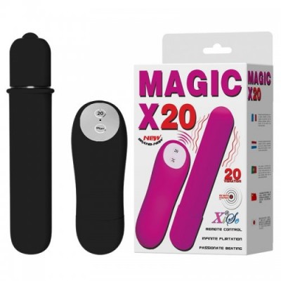 Беспроводной вибростимулятор черный Magic X20