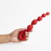 Стимулятор анальный Fun Factory Bendybeads красный