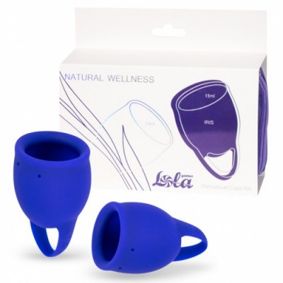 Набор менструальных чаш Natural Wellness Magnolia Iris Blue Набор менструальных чаш Natural Wellness Magnolia Iris Blue
