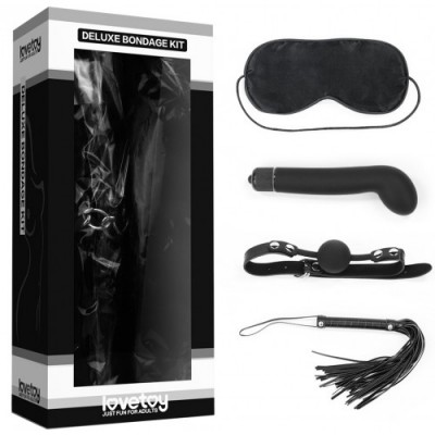 Комплект Deluxe Bondage Kit с вибро-стимулятором Комплект Deluxe Bondage Kit с вибро-стимулятором