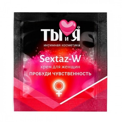 Крем для женщин Sextaz-W с согревающим эффектом 1,5 гр Крем для женщин Sextaz-W с согревающим эффектом 1,5 гр