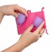 Набор менструальных чаш Satisfyer Feel Confident лиловый Набор менструальных чаш Satisfyer Feel Confident лиловый