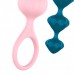 Набор анальных цепочек Satisfyer Love Beads розово-синий