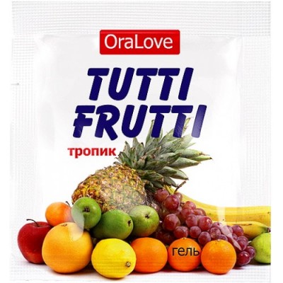 Оральный гель Tutti-Frutti тропик 4 гр, пробник Оральный гель Tutti-Frutti тропик 4 гр, пробник