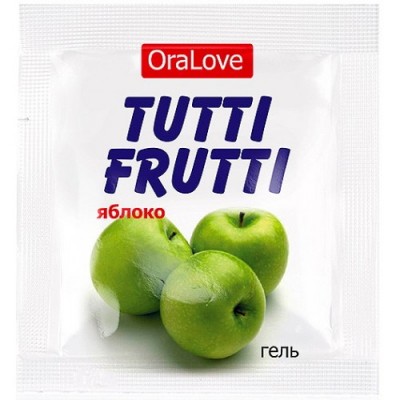 Оральный гель Tutti-Frutti яблоко 4 гр, пробник Оральный гель Tutti-Frutti яблоко 4 гр, пробник