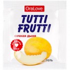 Оральный гель Tutti-Frutti сочная дыня 4 гр, пробник
