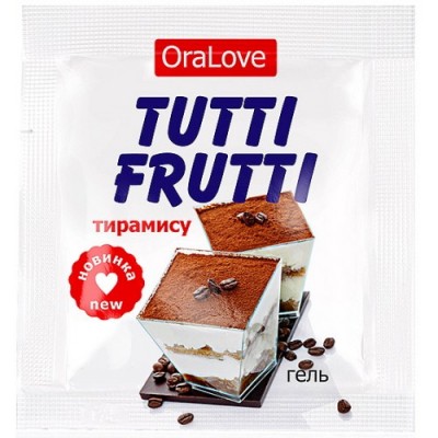 Оральный гель Tutti-Frutti тирамису 4 гр, пробник Оральный гель Tutti-Frutti тирамису 4 гр, пробник