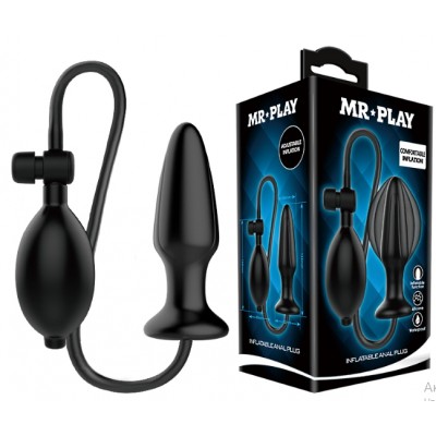 Анальная пробка Mr.Play расширяющаяся из латекса