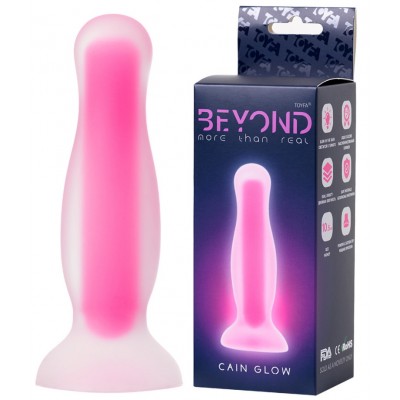 Анальная втулка светящаяся в темноте Cain Glow Toyfa