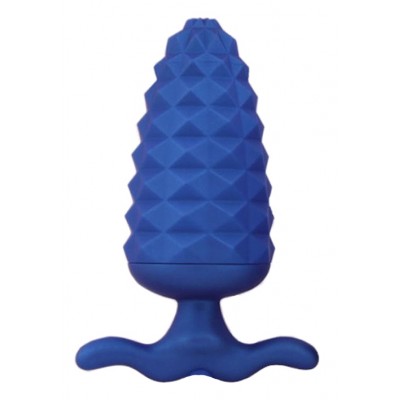 Ребристая анальная пробка Hustler