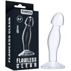 Прозрачная анальная втулка Lovetoy Flawless Clear Prostate Plug 17 см