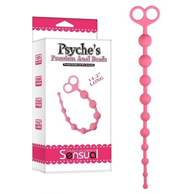 Анальная цепочка розовая Psyche’s Premium Anal Beads Анальная цепочка розовая Psyche’s Premium Anal Beads