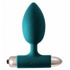 Анальная пробка с вибрацией зеленая