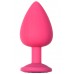 Анальная пробка Emotions Cutie Large Pink Black Crystal Анальная пробка Emotions Cutie Large Pink Black Crystal