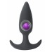Анальная пробка со смещенным центром тяжести Spice it up Delight Dark Grey
