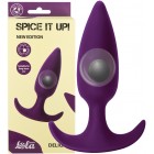 Анальная пробка со смещенным центром тяжести Spice it up Delight Ultraviolet