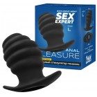 Анальный тоннель со стимулирующим рельефом Sex Expert L