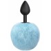 Анальная пробка с хвостиком Emotions Fluffy Blue Анальная пробка с хвостиком Emotions Fluffy Blue