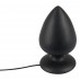 Большая анальная втулка Black Velvets черная Большая анальная втулка Black Velvets черная