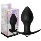 Анальная пробка с вибрацией Bulb Anal Plug черная