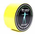 Желтая бондажная лента My Love 15 м
