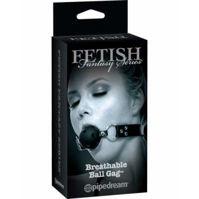 Дышащий кляп FF Series Limited Edition Breathable Ball Gag Black Дышащий кляп FF Series Limited Edition Breathable Ball Gag Black