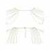 Бикини-цепочка Bijoux Magnifique Chain Shoulders Back Jewelry Gold золотая Бикини-цепочка Bijoux Magnifique Chain Shoulders Back Jewelry Gold золотая