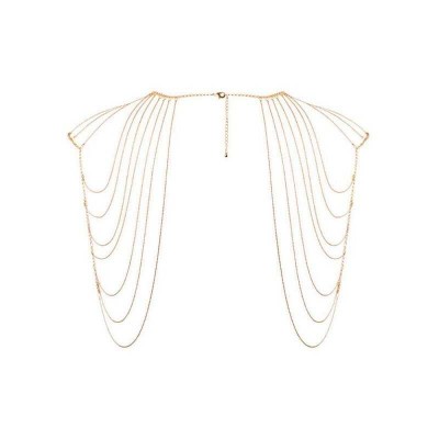 Бикини-цепочка Bijoux Magnifique Chain Shoulders Back Jewelry Gold золотая Бикини-цепочка Bijoux Magnifique Chain Shoulders Back Jewelry Gold золотая
