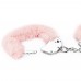 Розовые металлические наручники с мехом Fetish Pleasure Розовые металлические наручники с мехом Fetish Pleasure