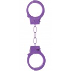 Фиолетовые металлические наручники Ouch Beginners Handcuffs