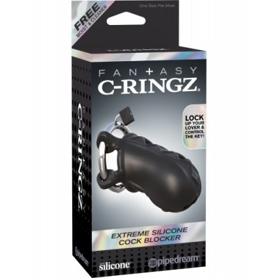 Мужской пояс верности Fantasy C-Ringz Extreme Silicone Cock Blocker Мужской пояс верности Fantasy C-Ringz Extreme Silicone Cock Blocker