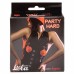 Зажимы на соски с красным мехом Party Hard Angelic Red