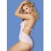 Эротическое белое боди Candy Girl Mirabelle Эротическое белое боди Candy Girl Mirabelle