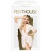 Кружевной белый пеньюар со стрингами Penthouse Hypnotic Power S/L