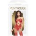 Пикантный красный боди-комбинезон с доступом Penthouse Hot Nightfall S/L Пикантный красный боди-комбинезон с доступом Penthouse Hot Nightfall S/L