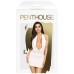 Белое мини-платье с глубоким вырезом Penthouse Heart Rob S/M Белое мини-платье с глубоким вырезом Penthouse Heart Rob S/M