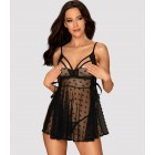 Чувственный бэби-долл из прозрачной сеточки Heartia S/M